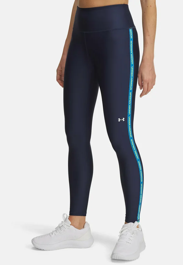 TECH WORDMARK TAPE - Leggings - Hosen - washed navy