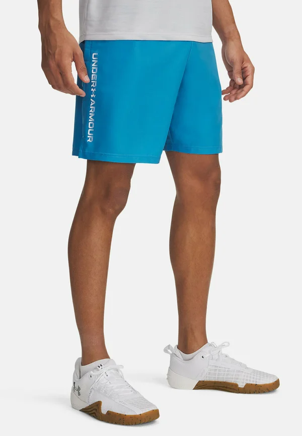 TECH WOVEN WORDMARK - Kurze Sporthose - ether blue