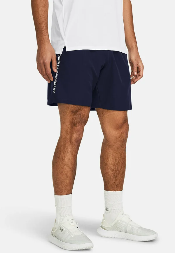 TECH WOVEN WORDMARK - Kurze Sporthose - midnight navy