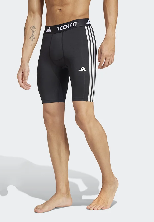 TECHFIT COMPRESSION 3-STRIPES SHORT - Panties - black