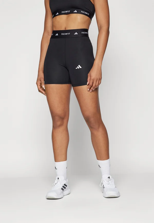 TECHFIT SHORT - Tights - black