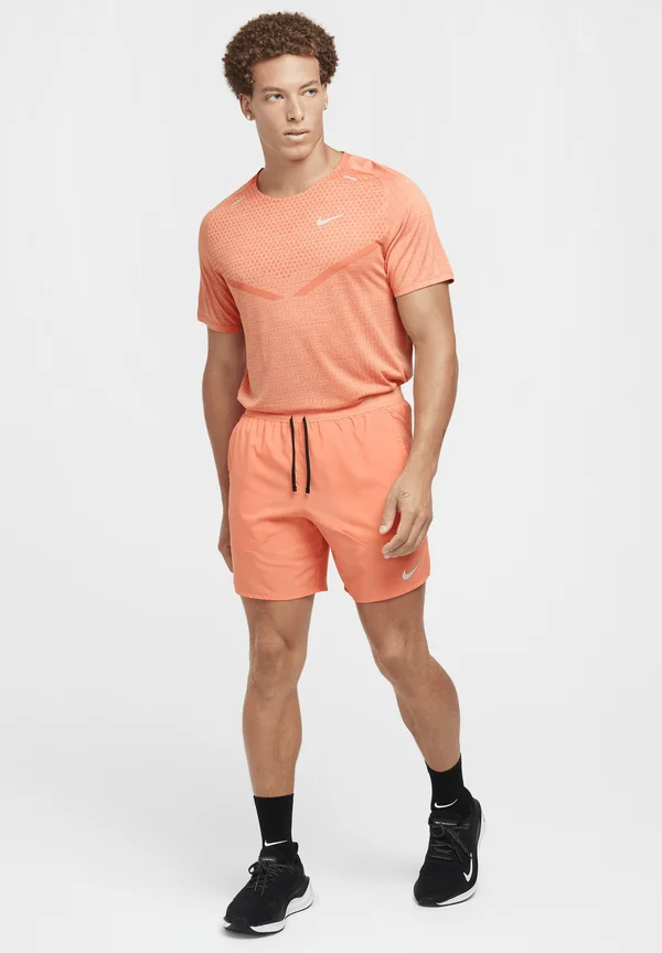 TECHKNIT ULTRA - Sport T-Shirt - light wild mango apricot agate heather