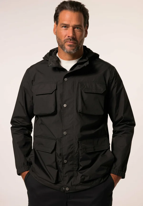 TECHNICAL STOMACH FIT - Regenjacke / wasserabweisende Jacke - black
