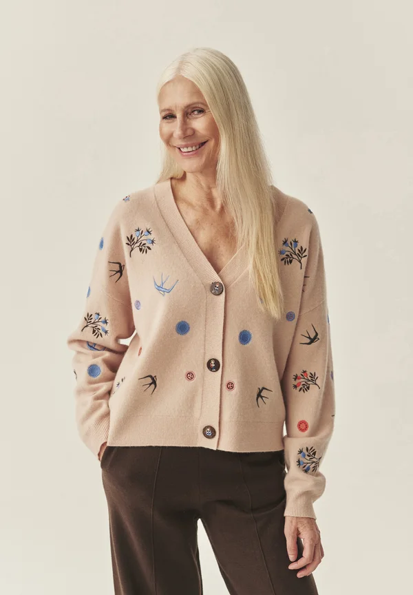 TEDA - Strickjacke - peach