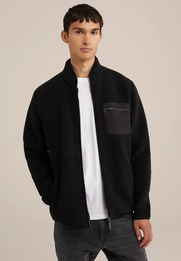 TEDDY - Fleecejacke - black