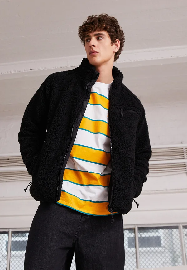 TEDDY - Fleecejacke - black