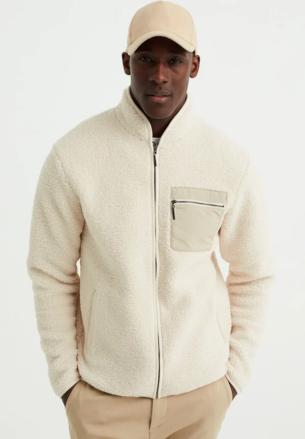 TEDDY - Fleecejacke - white