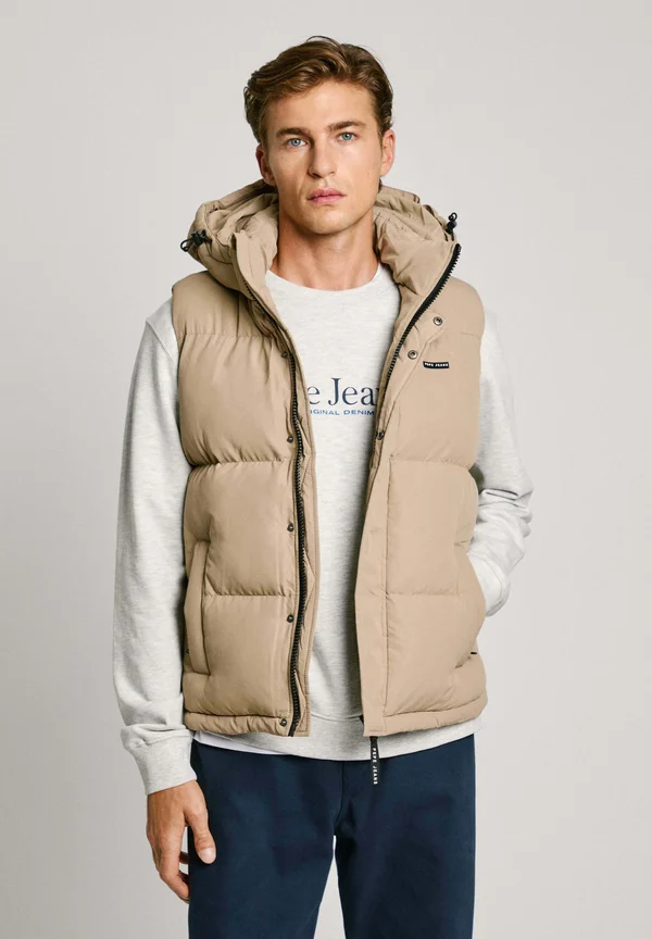 TEDDY - Weste - malt beige