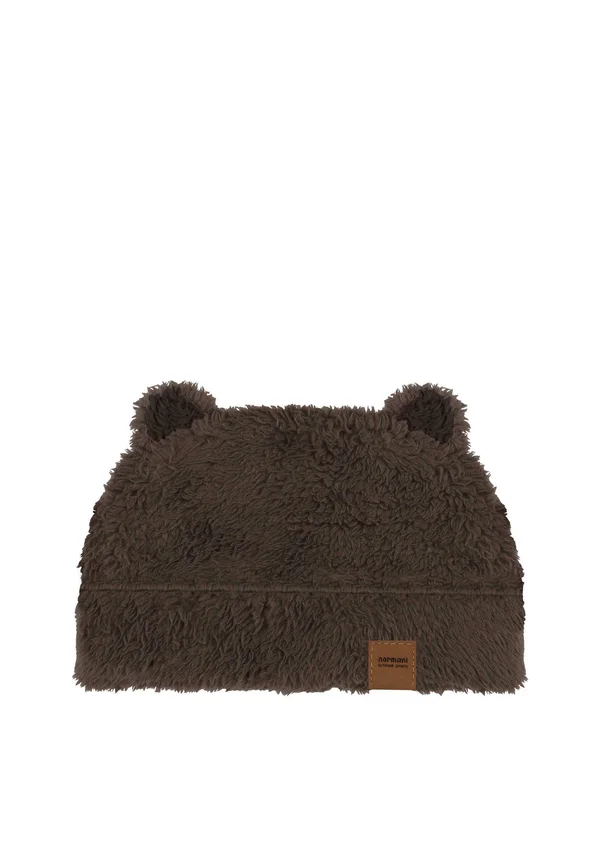 TEDDYMÜTZE MIT OHREN WINTERMÜTZE WARME PLÜSCHMÜTZE - Mütze - dunkelbraun