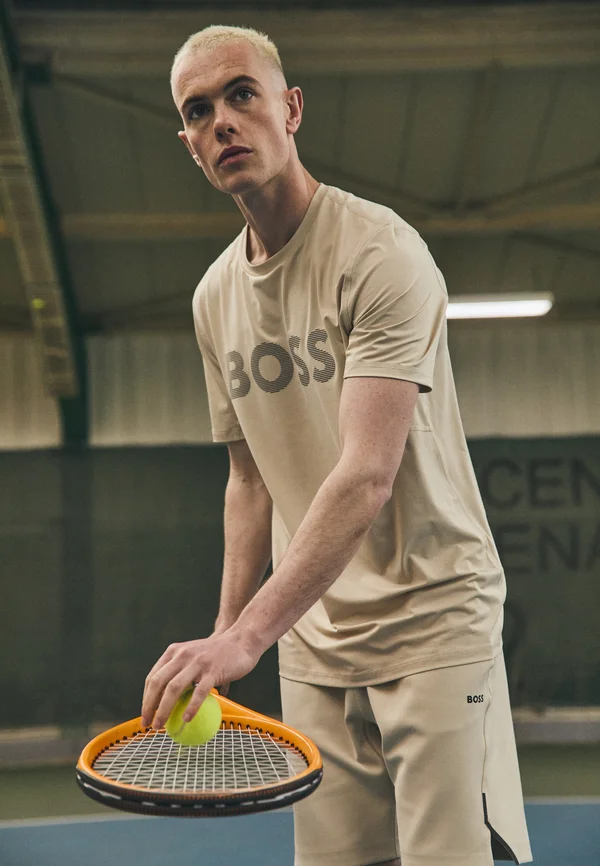 TEE ACTIVE - Sport T-Shirt - open beige