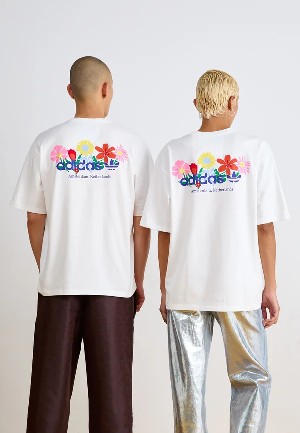 TEE AMSTERDAM UNISEX - T-Shirt print - white