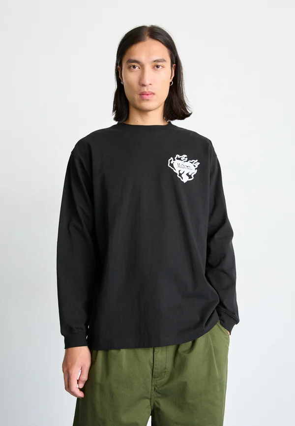 TEE BANDANA - Langarmshirt - black