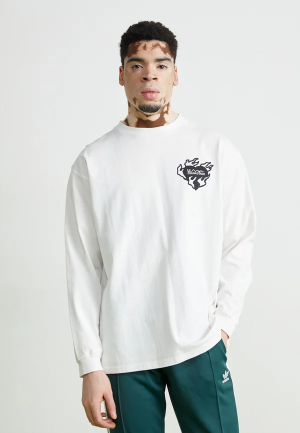 TEE BANDANA - Langarmshirt - white