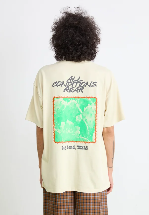 TEE CACTUS - T-Shirt print - light khaki