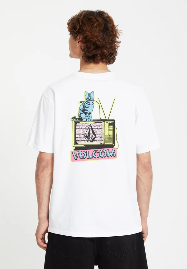 TEE CATV - T-Shirt print - white