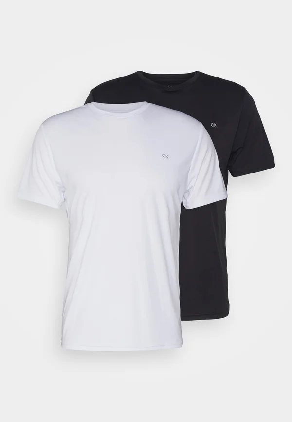 TEE CLASSIC 2 PACK - Sport T-Shirt - black/white