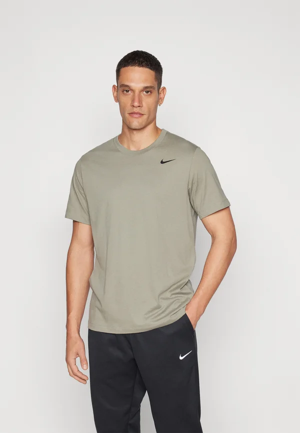 TEE CREW SOLID - Sport T-Shirt - light army
