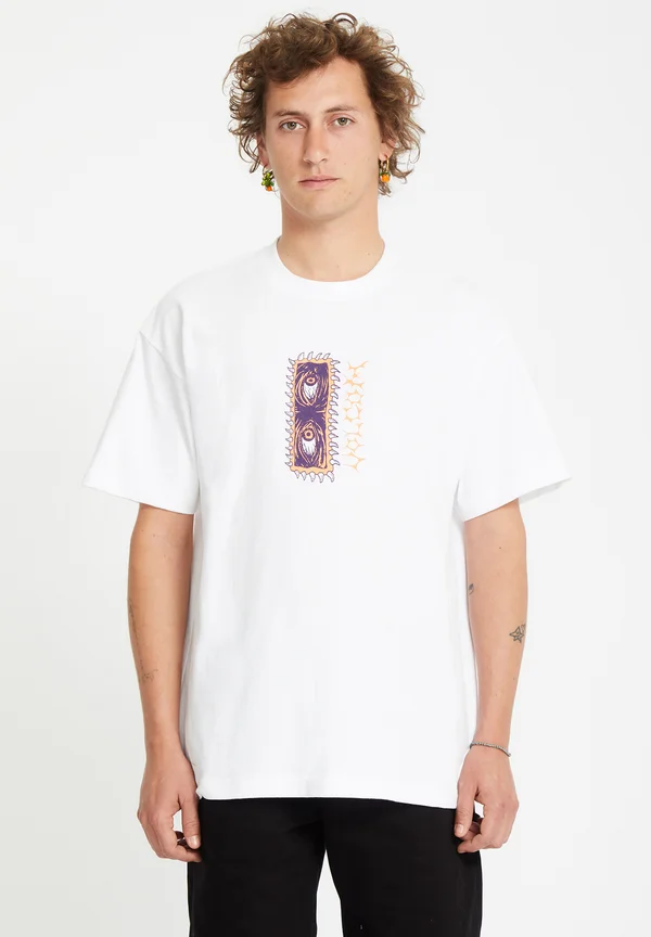 TEE EYE RUST - T-Shirt print - white