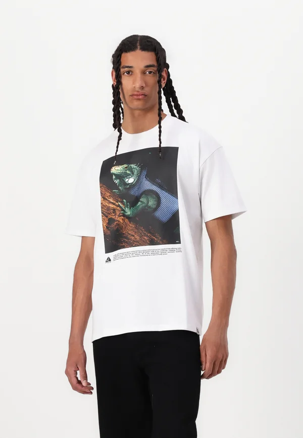 TEE IGUANA - T-Shirt print - summit white