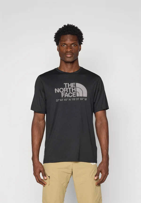 TEE LOGO GRAPHIC - Sport T-Shirt - black