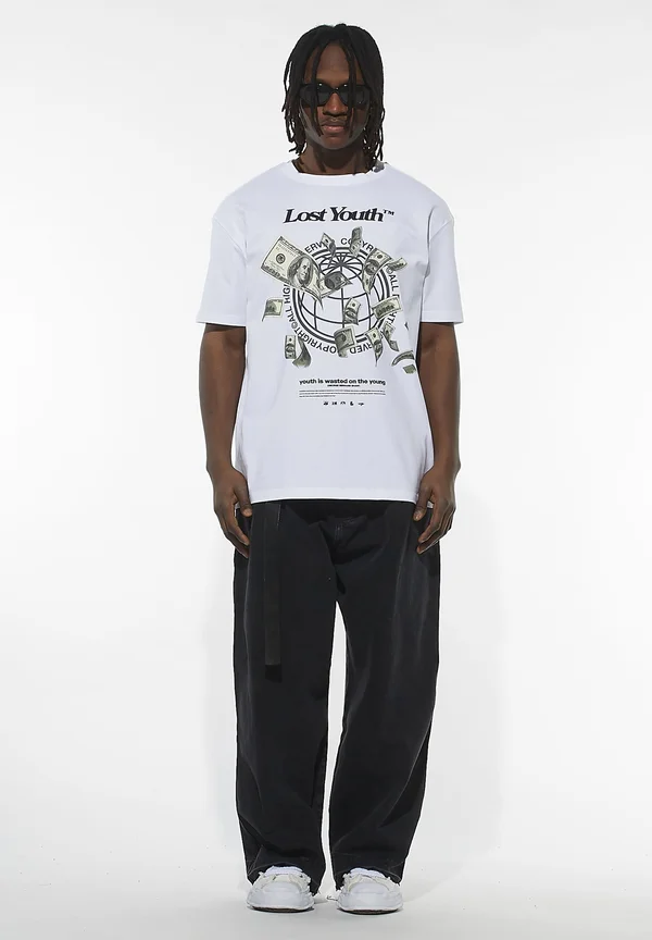 TEE MONEY  - T-Shirt print - white