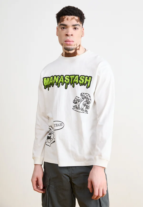TEE MUSHROOM - Langarmshirt - white