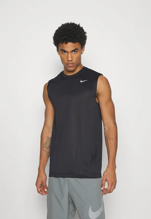 TEE RESET - Top - black/matte silver
