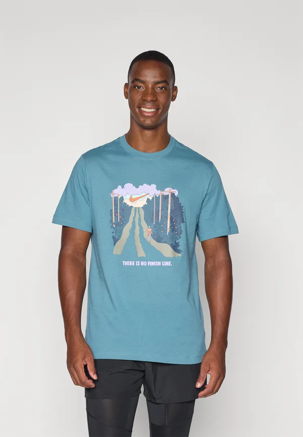 TEE RUN - T-Shirt print - smokey blue