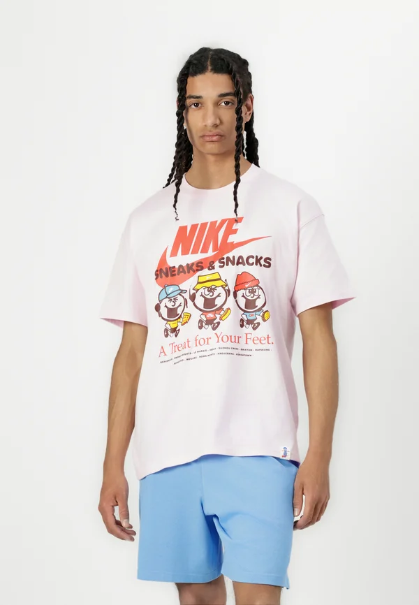 TEE SOLE FOOD - T-Shirt print - pink foam