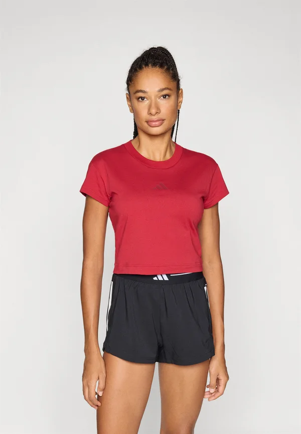 TEE - T-Shirt basic - active maroon