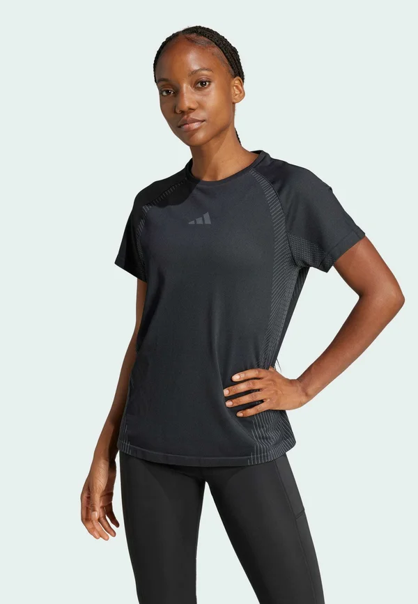 TEE - T-Shirt basic - black   grey six