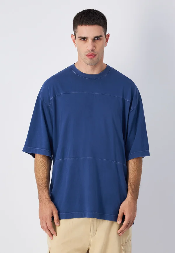 TEE  - T-Shirt basic - dark blue denim