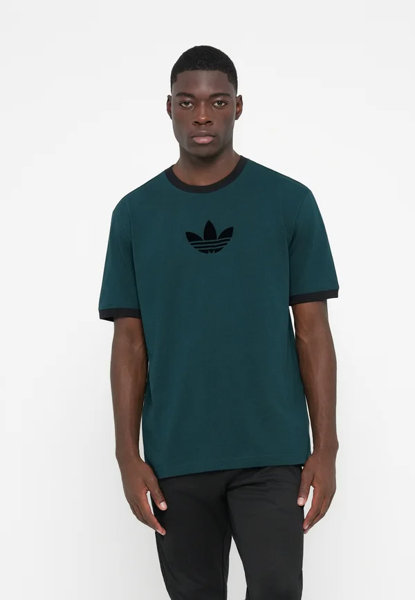 TEE - T-Shirt print - aurora ivy/black