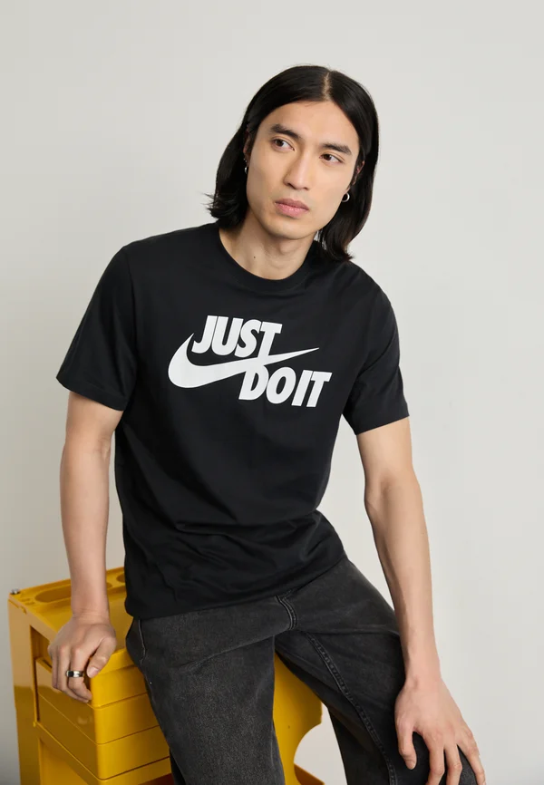 TEE  - T-Shirt print - black/white