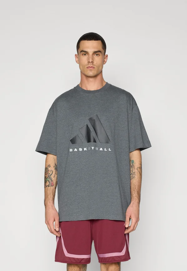 TEE - T-Shirt print - dark grey heather