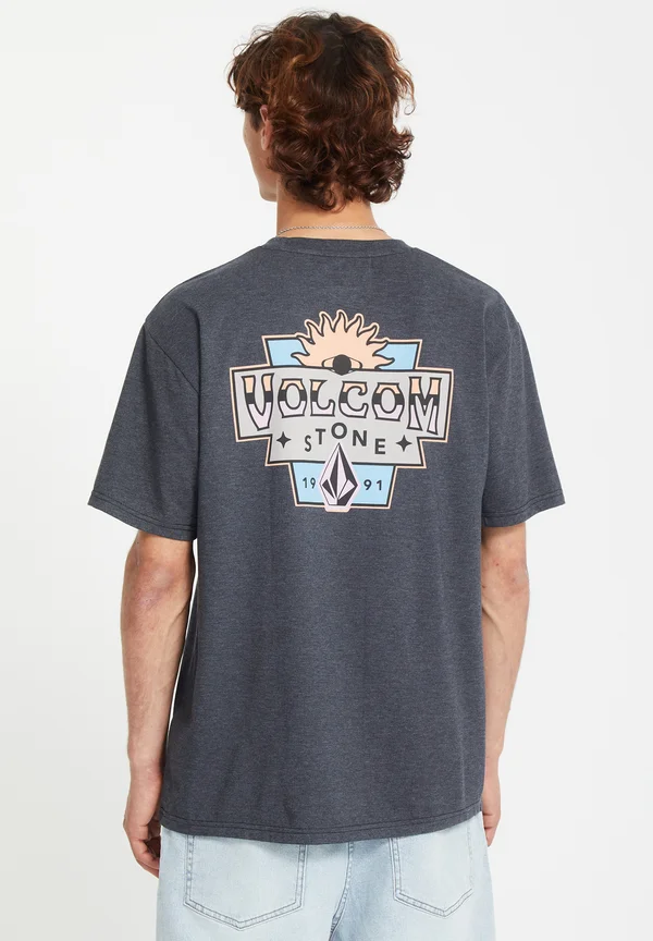 TEE  - T-Shirt print - heather black