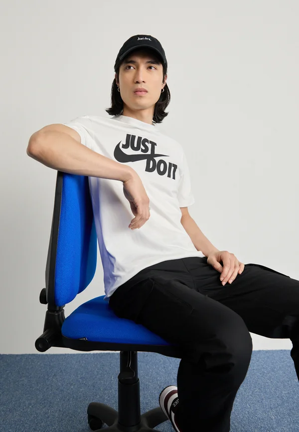 TEE  - T-Shirt print - white/black