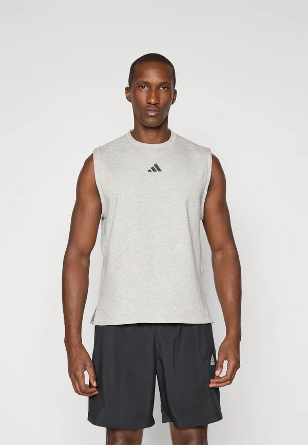 TEE - Top - medium grey heather