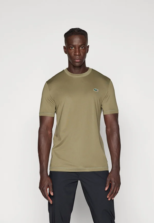 TEE TURTLE NECK - Sport T-Shirt - khaki