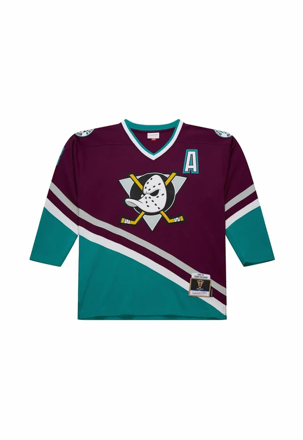 TEEMU SELANNE 1996 ANAHEIM DUCKS NHL  - Langarmshirt - noir