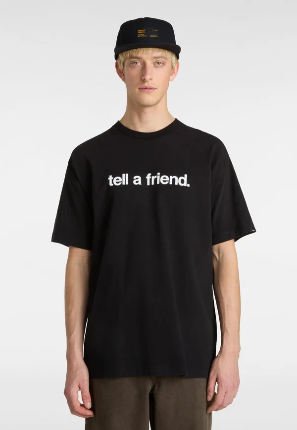 TELL A FRIEND LOOSE FIT - T-Shirt print - black
