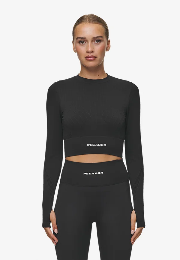 TELLY - Langarmshirt - washed black