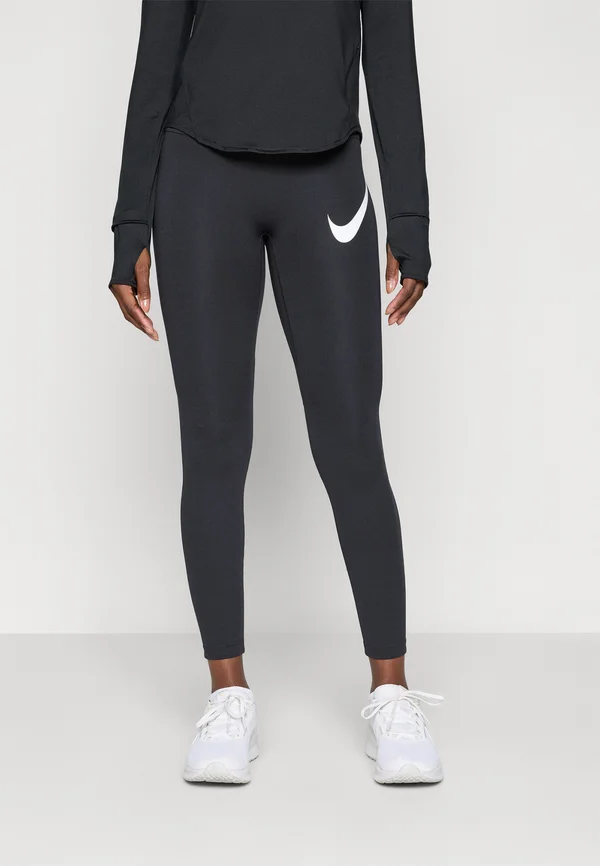 TEMPO 7/8 - Lauftights - black/reflective silver-coloured/white