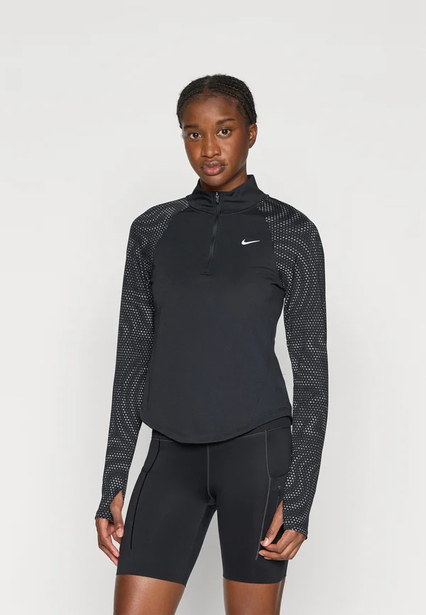 TEMPO - Langarmshirt - black/reflective silver-coloured