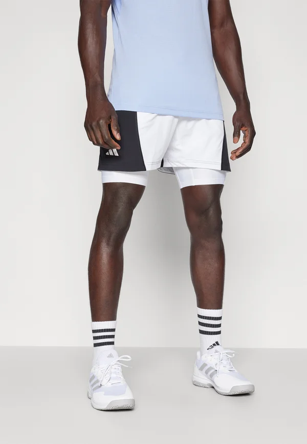 TENNIS AND INNER - Tights - white/black