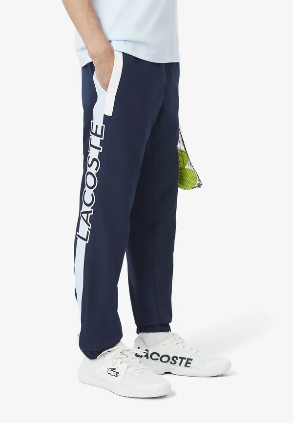 TENNIS BLOCK - Jogginghose - bleu marine bleu clair blanc wc