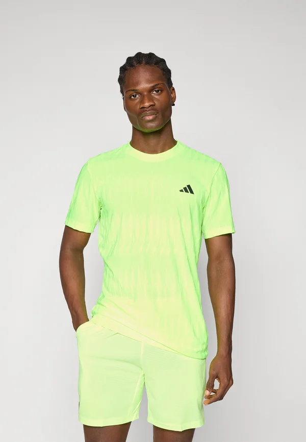 TENNIS CLIMACOOL+ AIRCHILL FREELIFT - Sport T-Shirt - lucid lemon