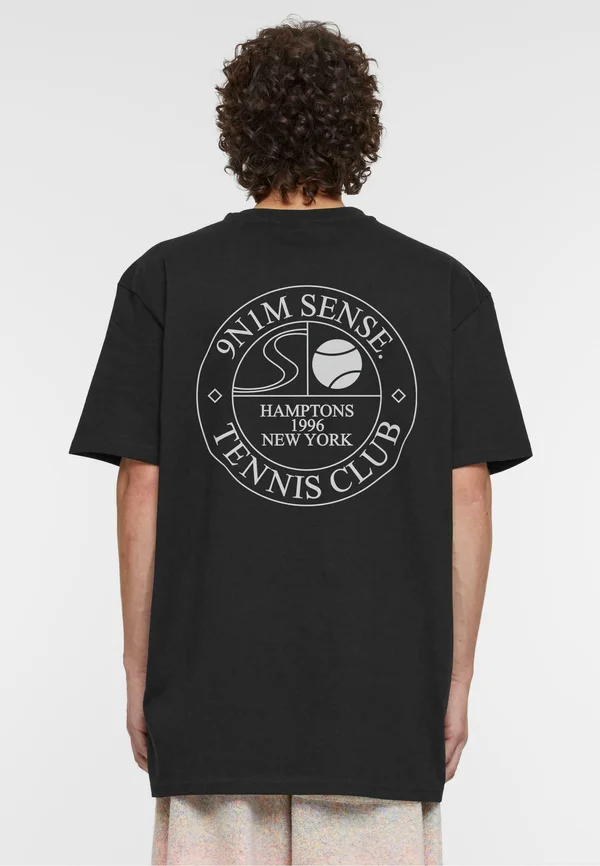 TENNIS CLUB BADGE - T-Shirt print - black
