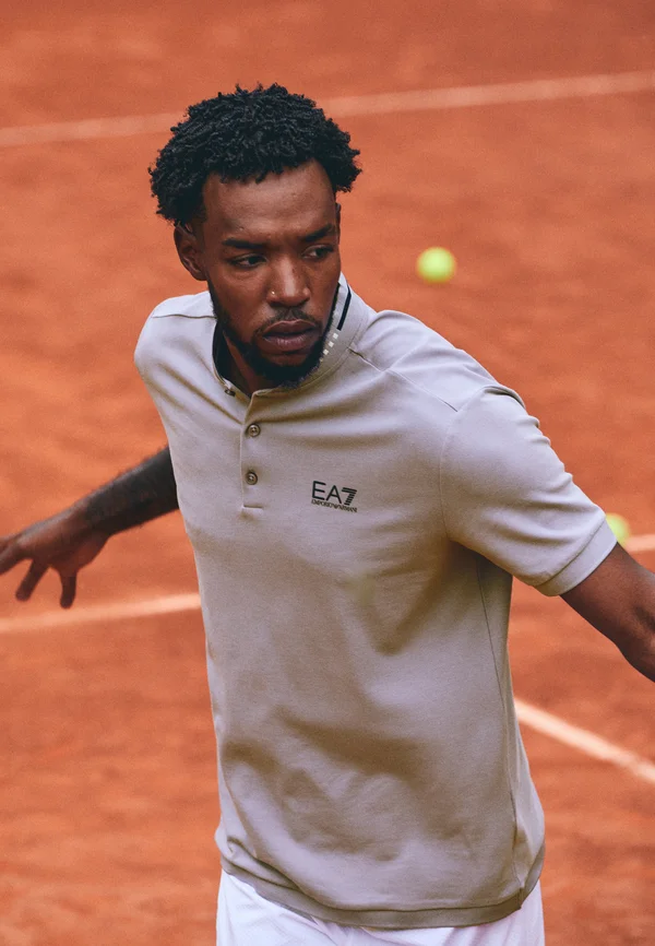 TENNIS CLUB SERAFINO - T-Shirt basic - lavender gray
