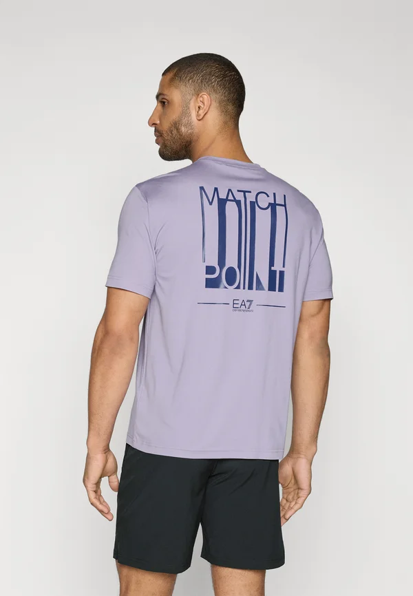 TENNIS CLUB TEE - T-Shirt print - lavender gray